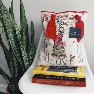 Lanvin Birthday Canvas Tote Bag
